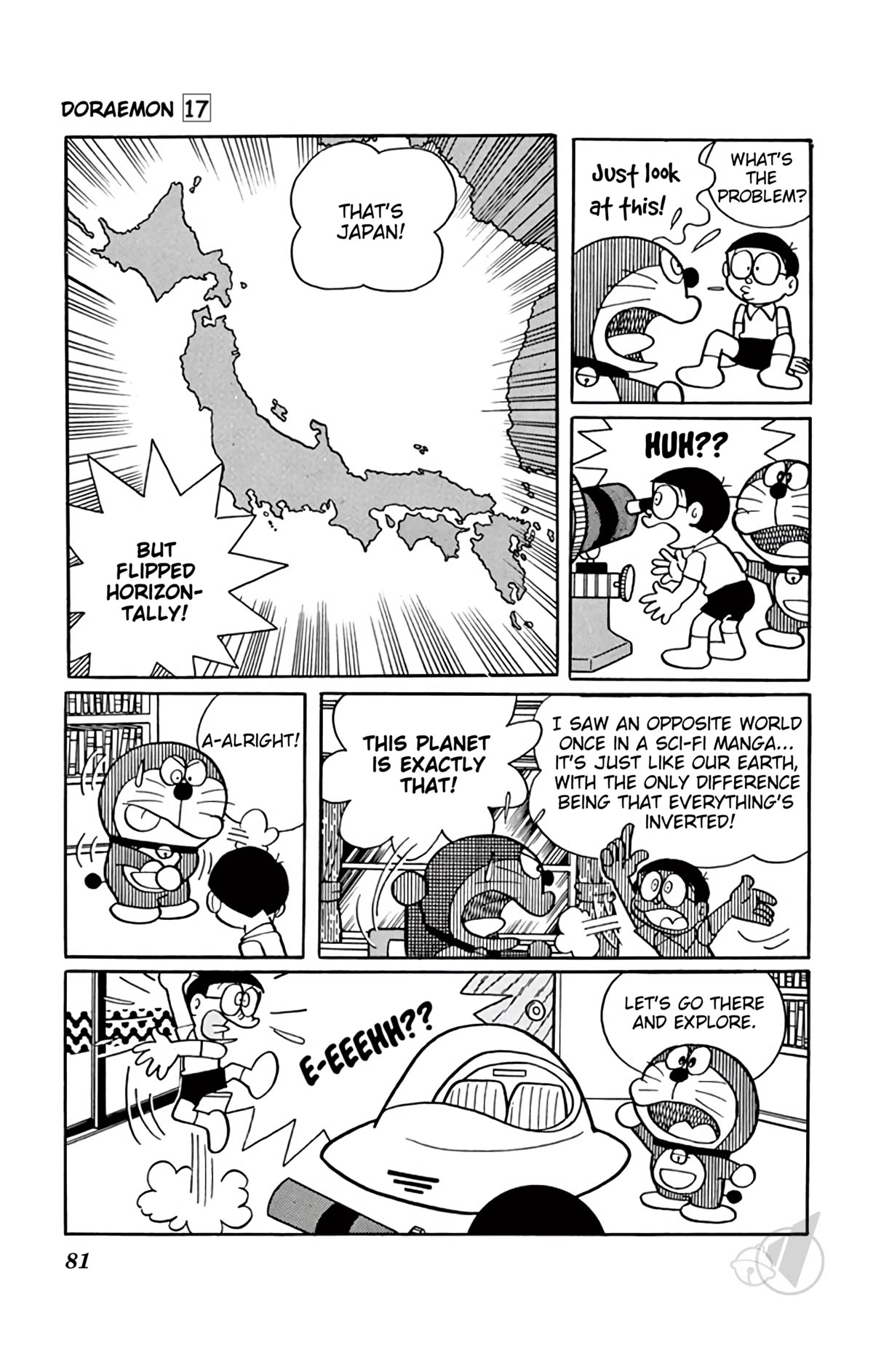 Doraemon Chapter 311 page 6 - Chapter 311: Opposite Planet