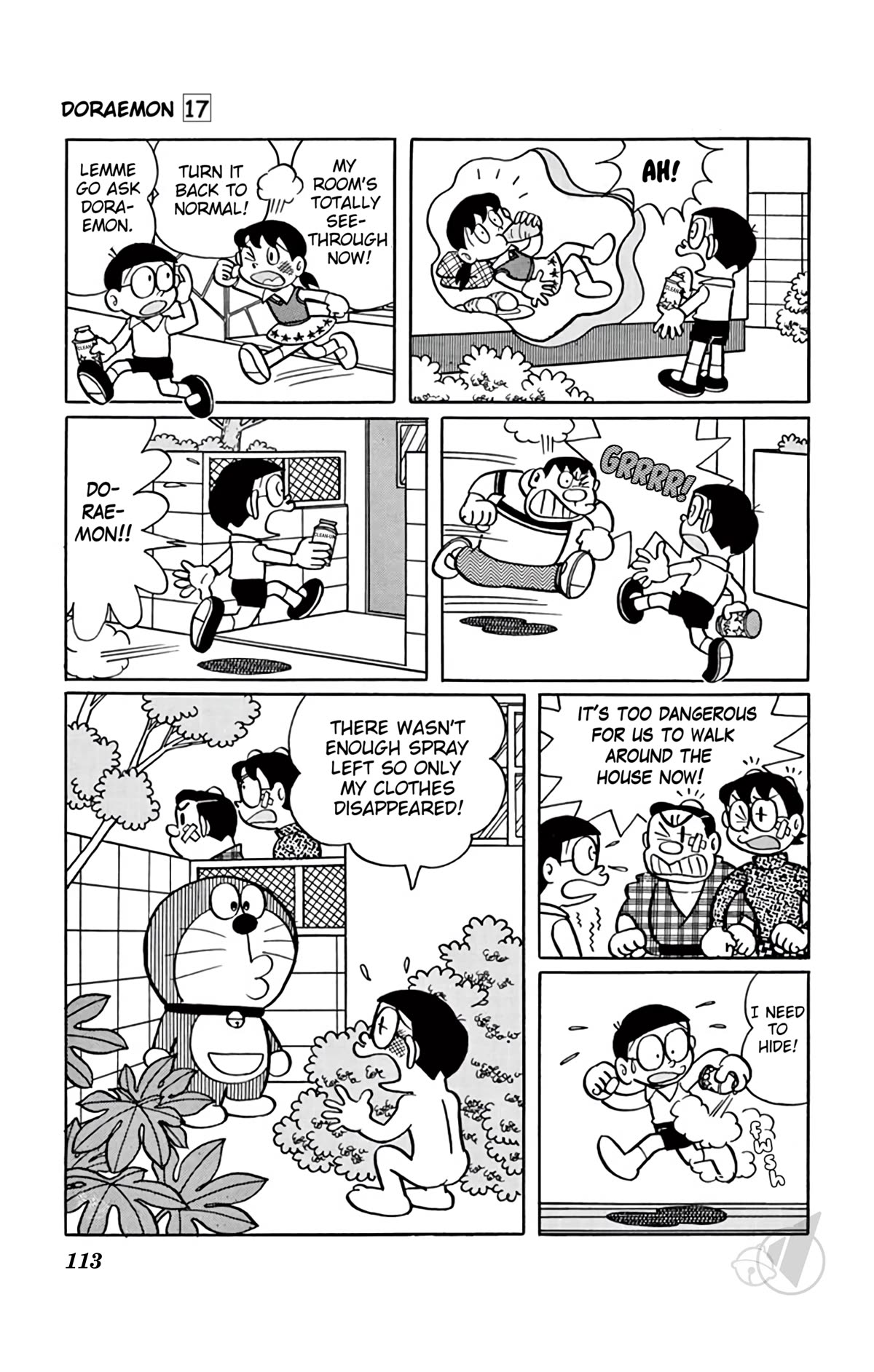 Doraemon Chapter 314 page 8 - Chapter 314: Clean-up Spray