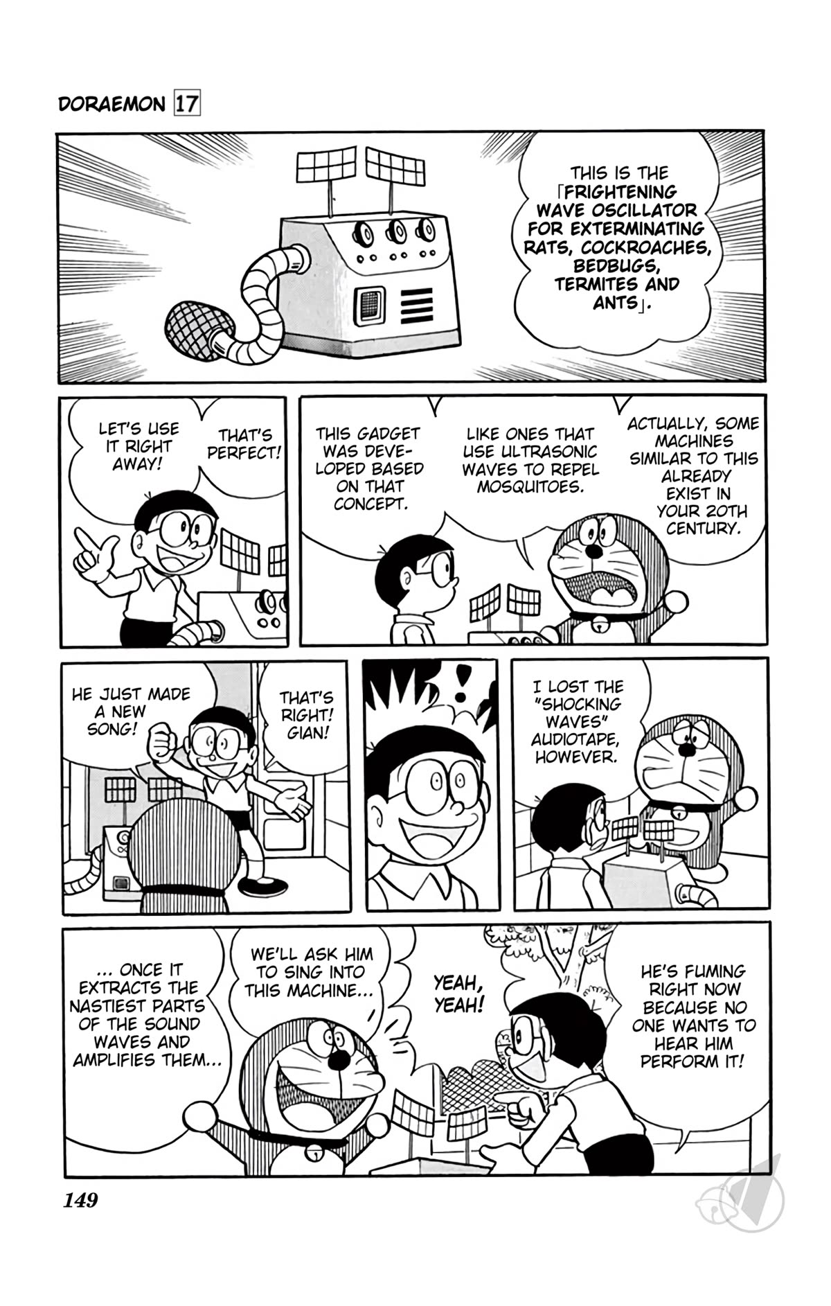 Doraemon Chapter 318 page 4 - Chapter 318: Frightening Wave Oscillator