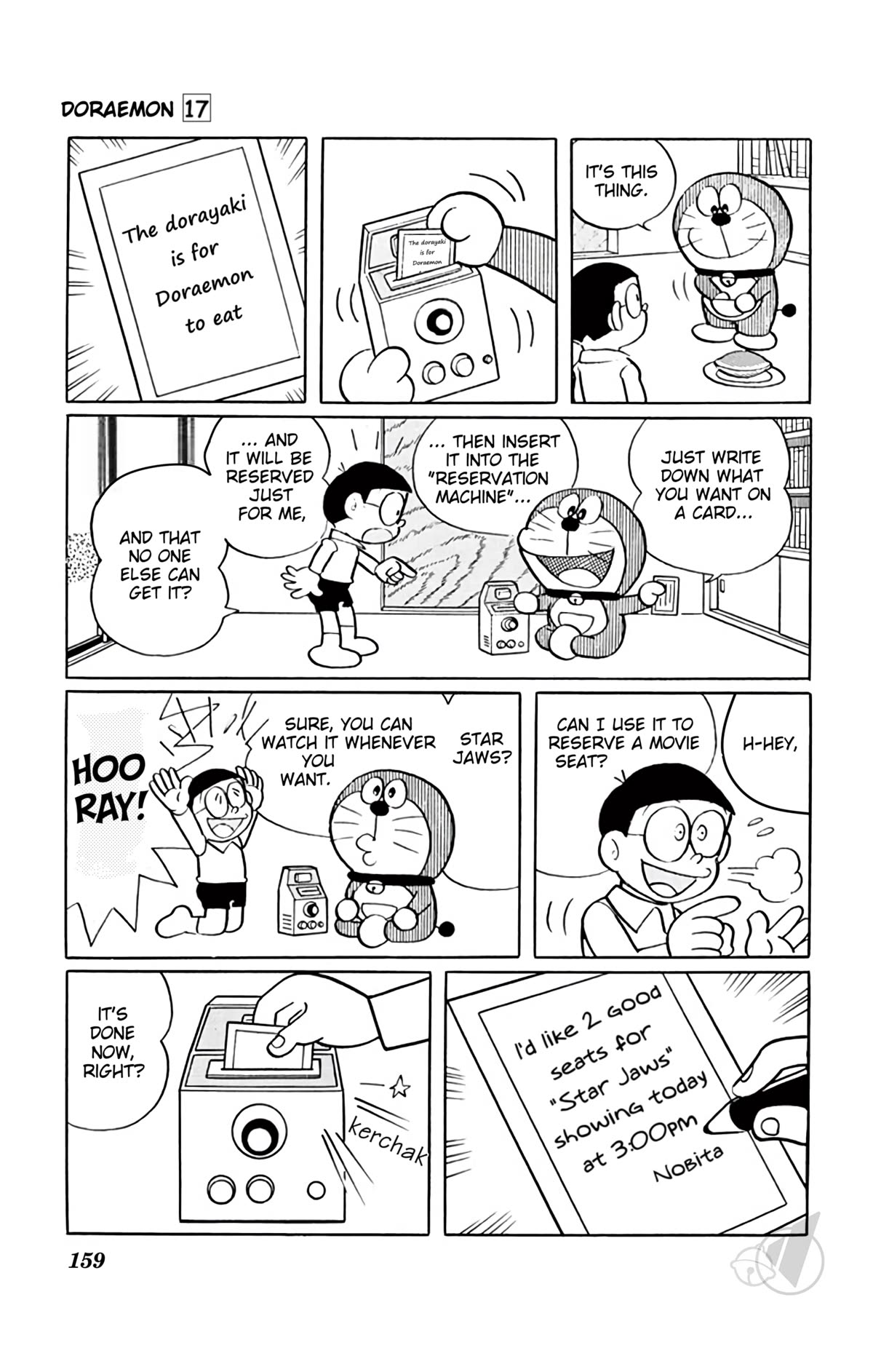 Doraemon Chapter 319 page 4 - Chapter 319: Dorayaki, Cinema... All Reserved!