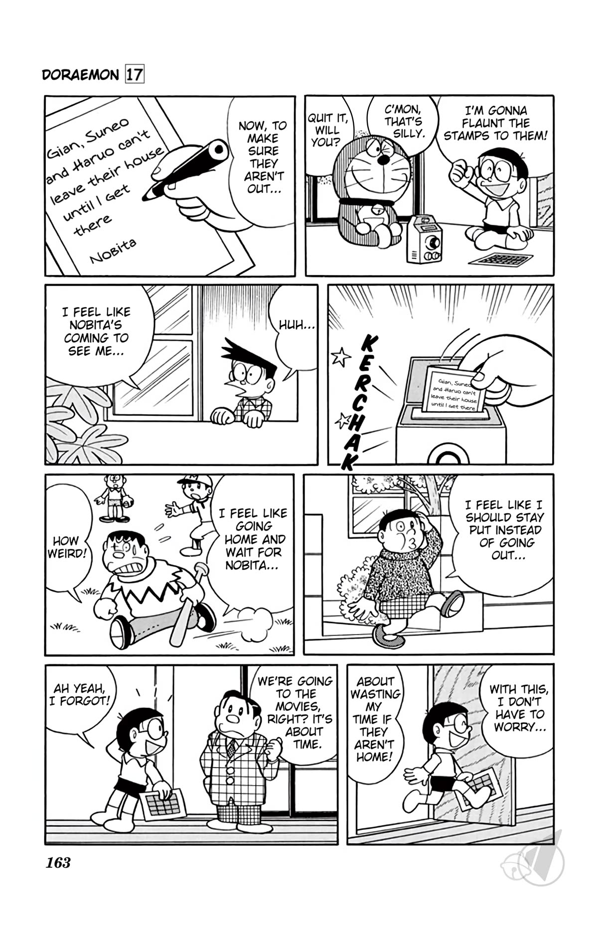 Doraemon Chapter 319 page 8 - Chapter 319: Dorayaki, Cinema... All Reserved!