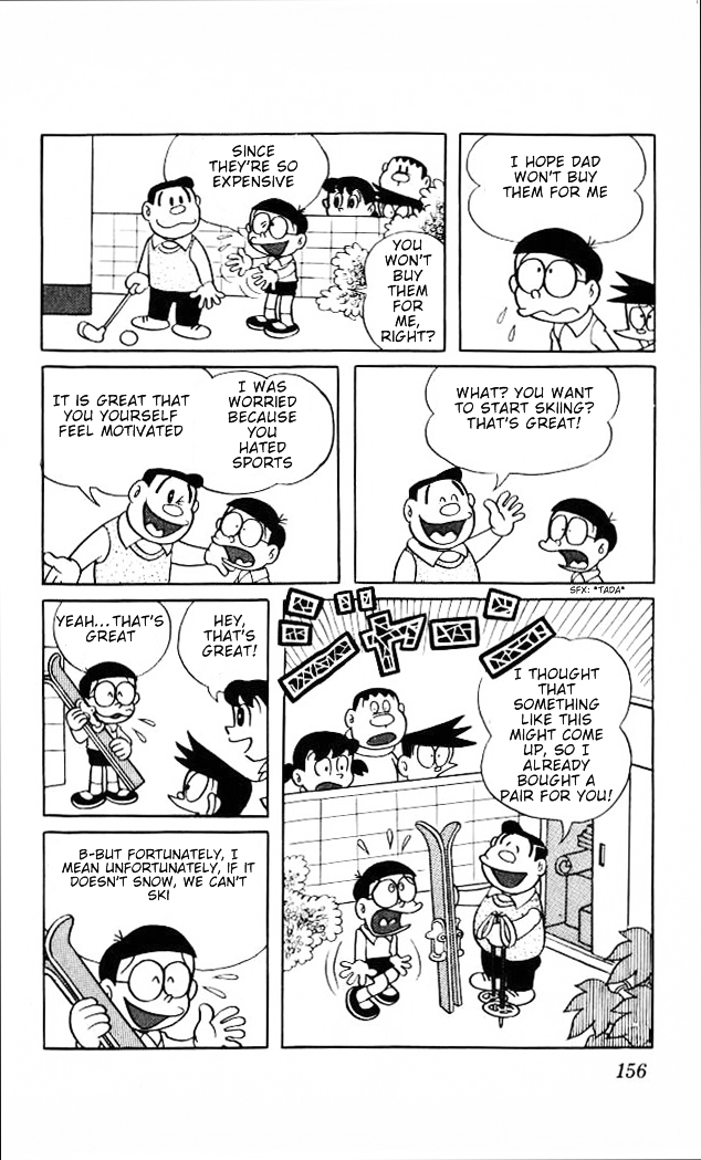Doraemon Chapter 32 page 3 - Chapter 32 : Avalanche in the Study Room