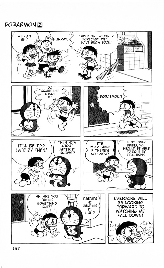Doraemon Chapter 32 page 4 - Chapter 32 : Avalanche in the Study Room