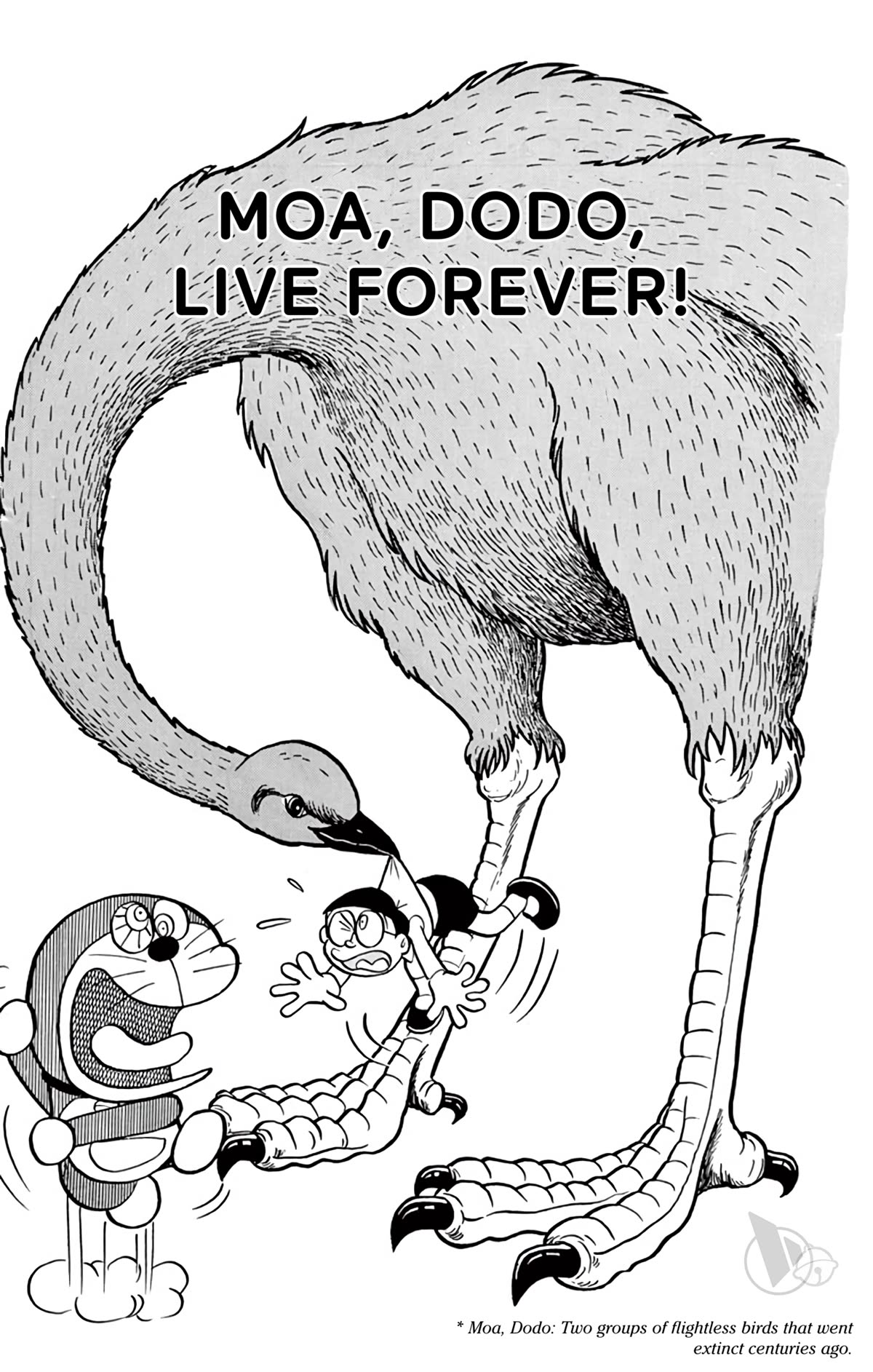Doraemon Chapter 320 page 1 - Chapter 320: Moa, Dodo, Live Forever!