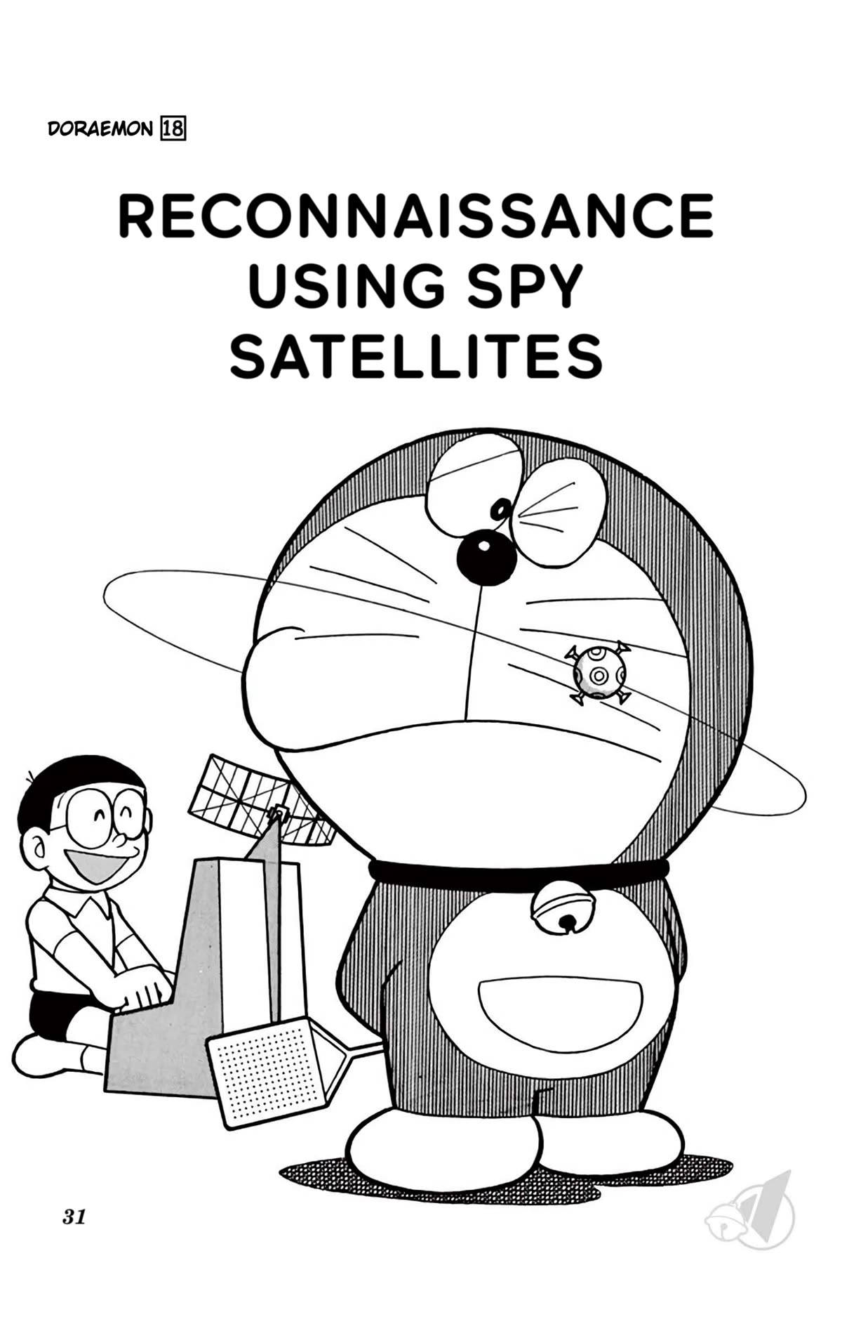 Doraemon Chapter 324 page 1 - Chapter 324: Reconnaissance Using Spy Satellites