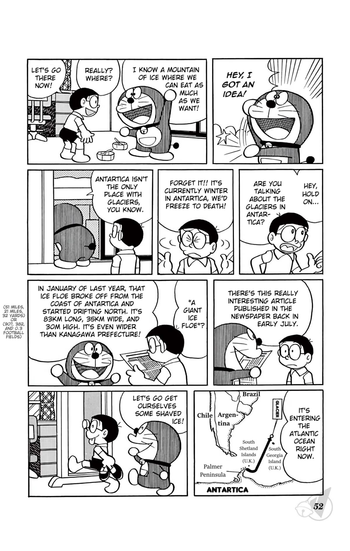 Doraemon Chapter 326 page 3 - Chapter 326: The Little House in the Glacier