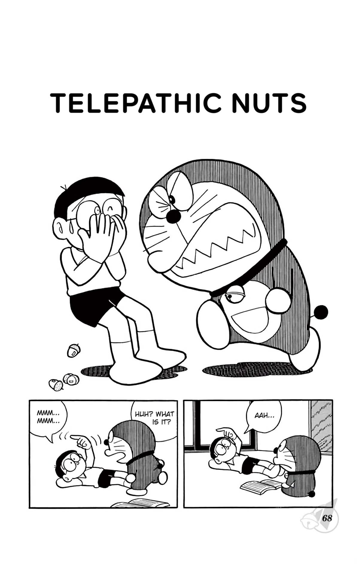 Doraemon Chapter 328 page 1 - Chapter 328: Telepathic Nuts