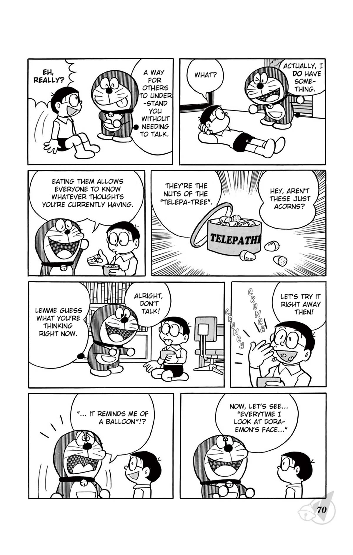 Doraemon Chapter 328 page 3 - Chapter 328: Telepathic Nuts