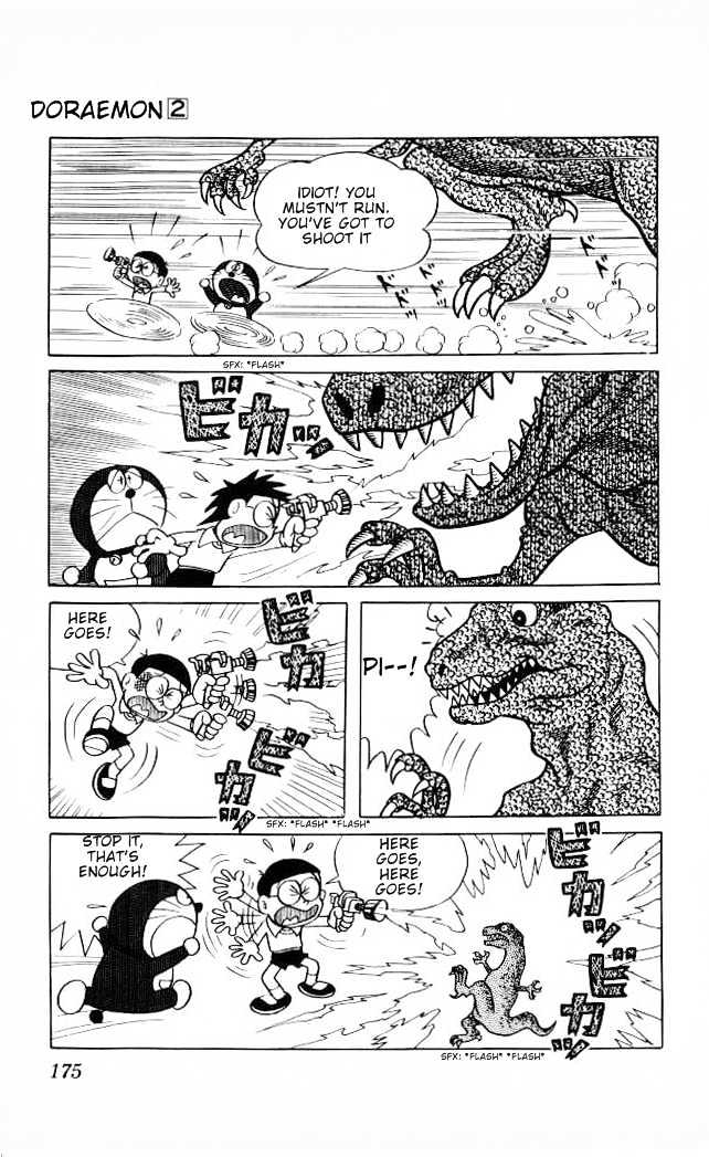 Doraemon Chapter 33 page 10 - Chapter 33 : Dinosaur Hunter