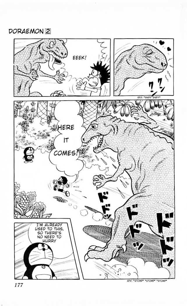 Doraemon Chapter 33 page 12 - Chapter 33 : Dinosaur Hunter