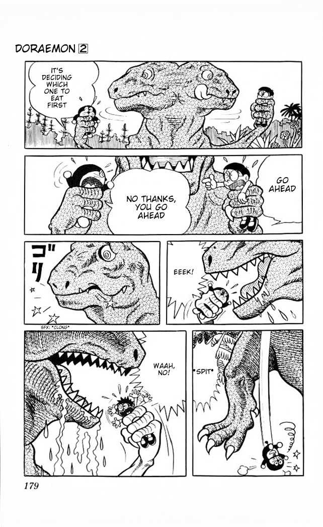 Doraemon Chapter 33 page 14 - Chapter 33 : Dinosaur Hunter