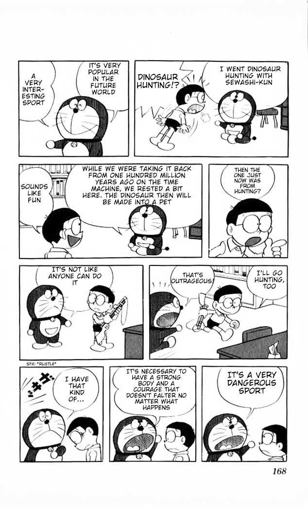 Doraemon Chapter 33 page 3 - Chapter 33 : Dinosaur Hunter