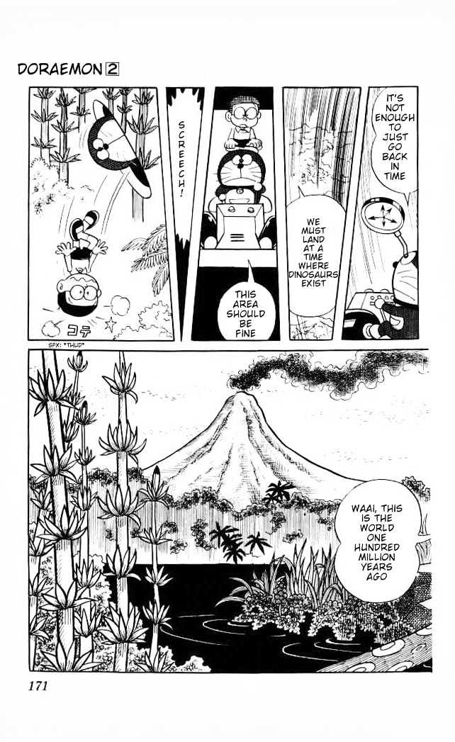 Doraemon Chapter 33 page 6 - Chapter 33 : Dinosaur Hunter