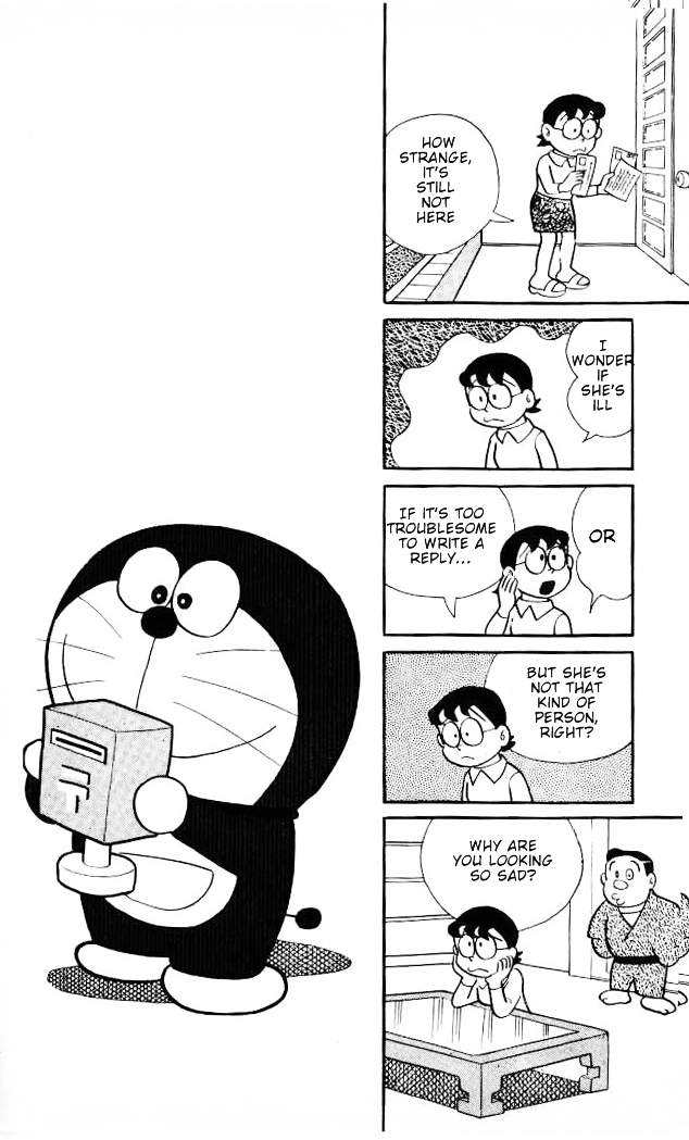 Doraemon Chapter 34 page 1 - Chapter 34 : How to get a Reply, Without Sending a Letter