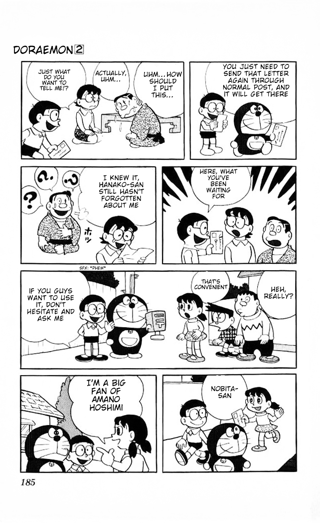 Doraemon Chapter 34 page 4 - Chapter 34 : How to get a Reply, Without Sending a Letter
