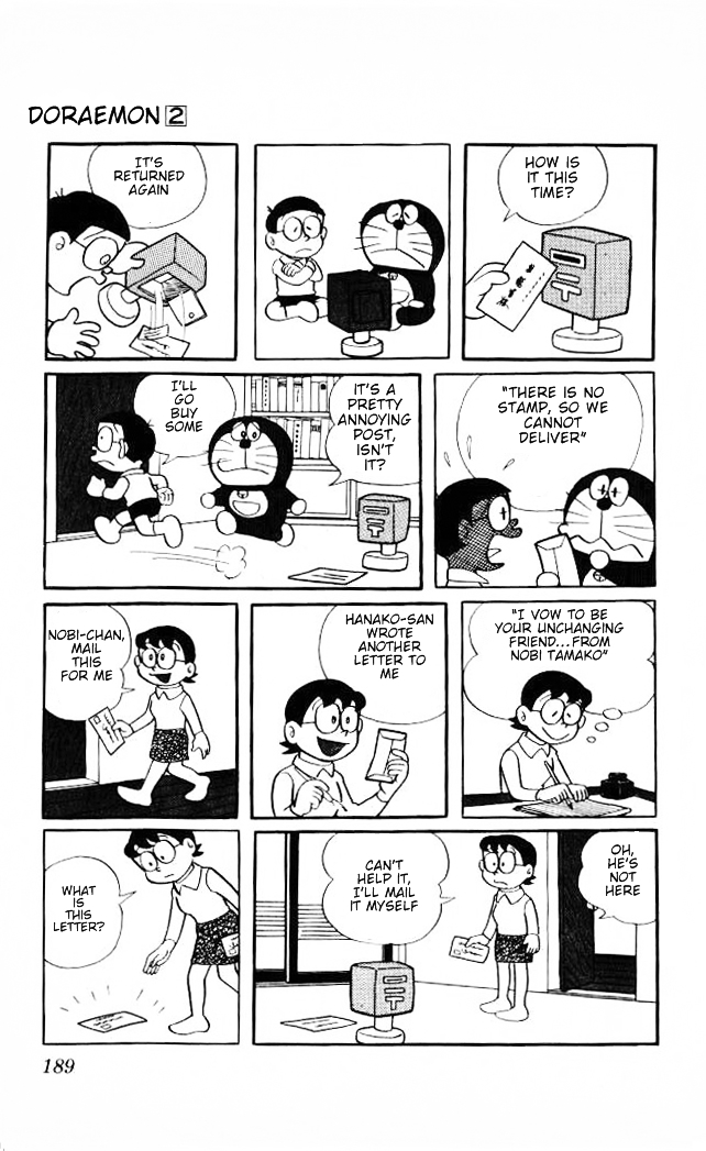 Doraemon Chapter 34 page 8 - Chapter 34 : How to get a Reply, Without Sending a Letter