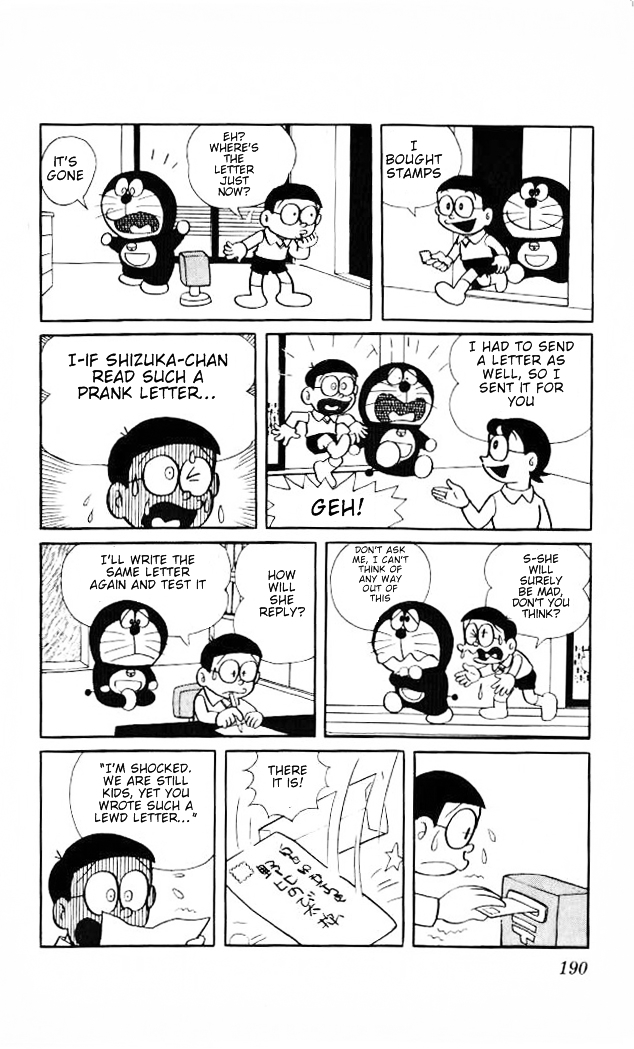 Doraemon Chapter 34 page 9 - Chapter 34 : How to get a Reply, Without Sending a Letter