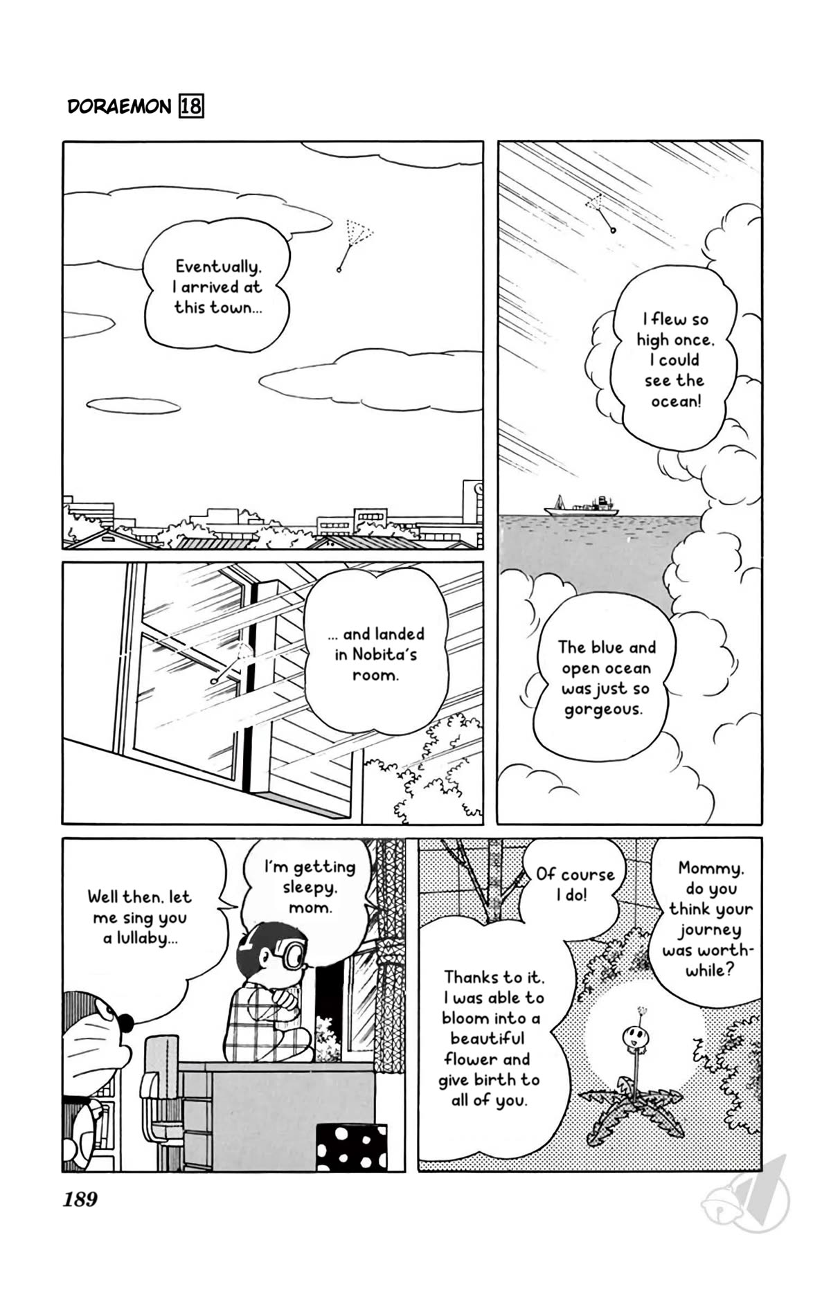 Doraemon Chapter 340 page 14 - Chapter 340: Take to the Sky, Dandelion