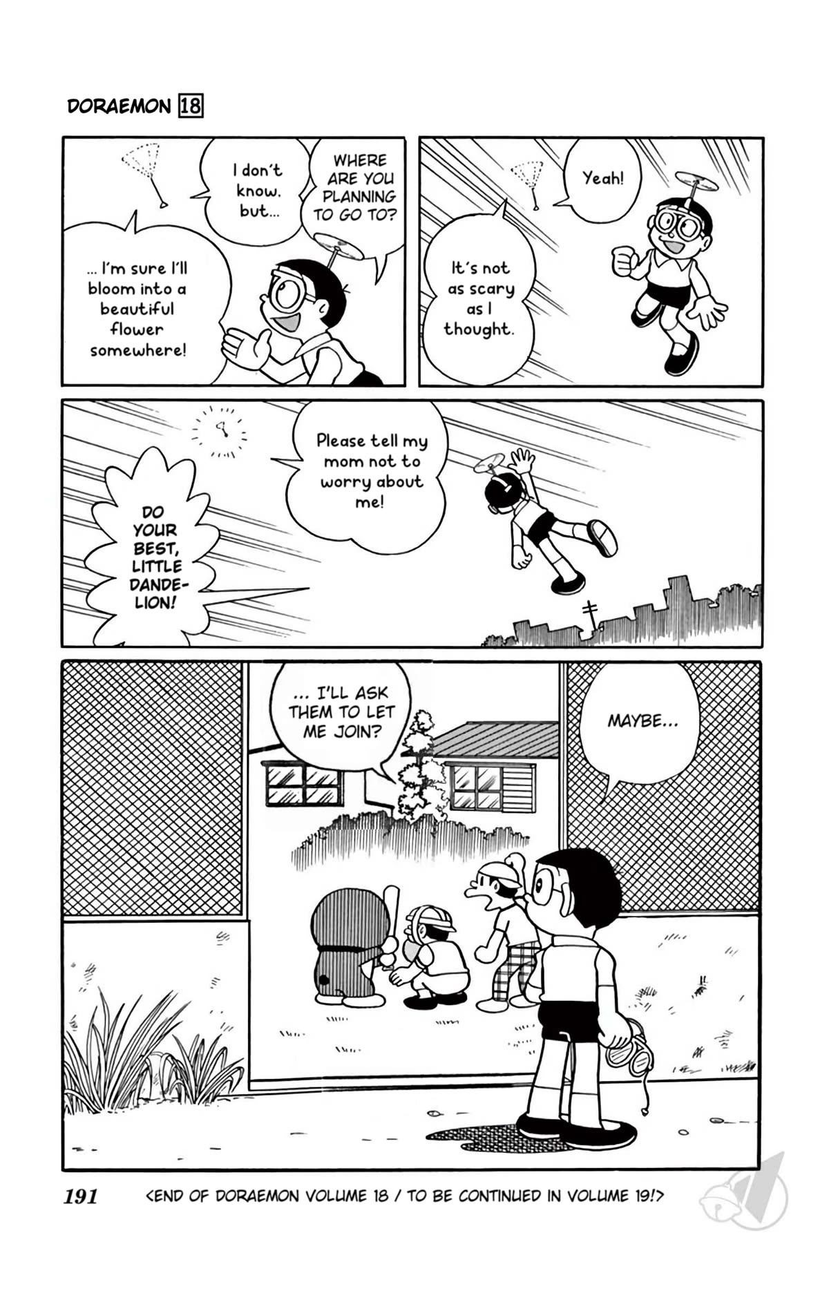 Doraemon Chapter 340 page 16 - Chapter 340: Take to the Sky, Dandelion