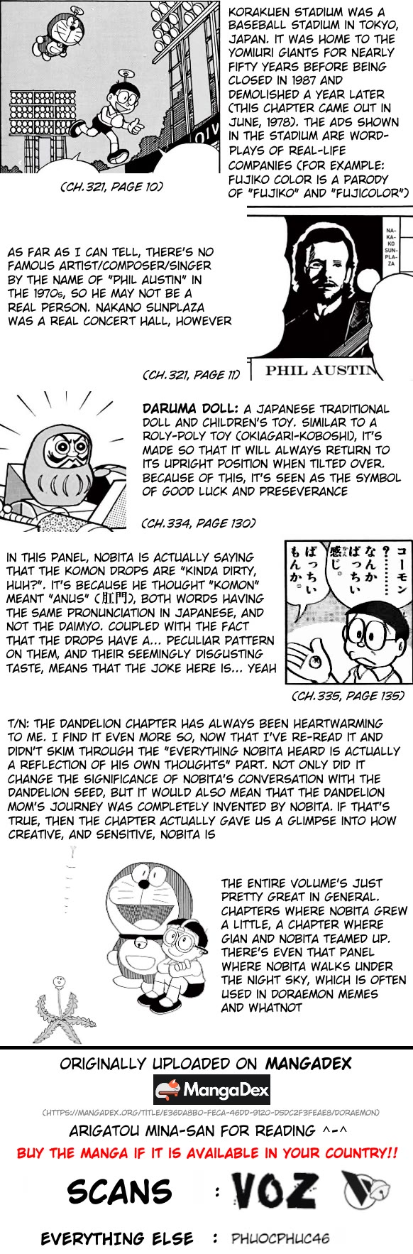 Doraemon Chapter 340 page 18 - Chapter 340: Take to the Sky, Dandelion