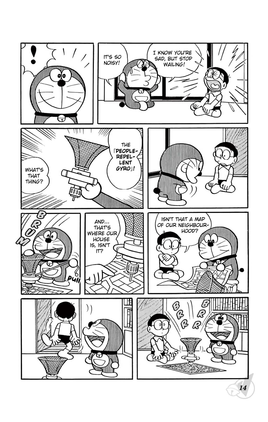 Doraemon Chapter 342 page 3 - Chapter 342: People-Repellent Gyro