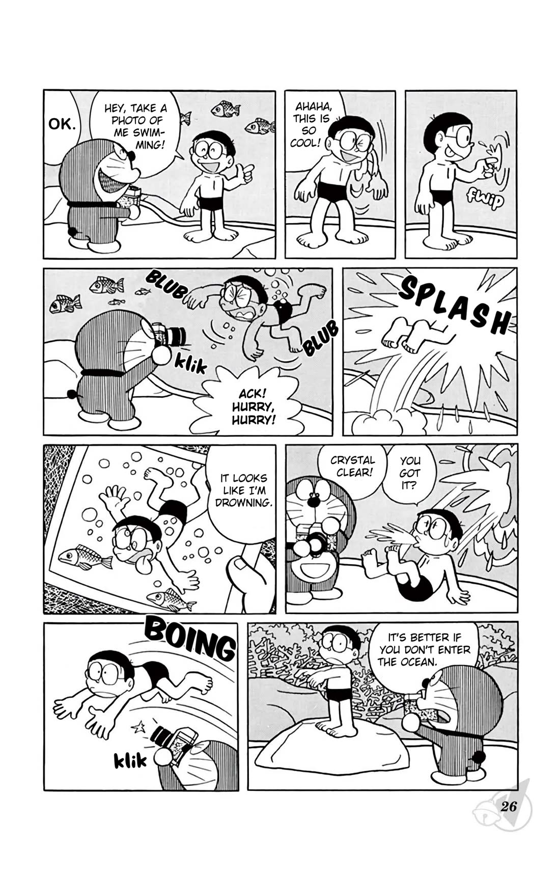 Doraemon Chapter 343 page 7 - Chapter 343: Strolling on the Seafloor Without Entering the Ocean