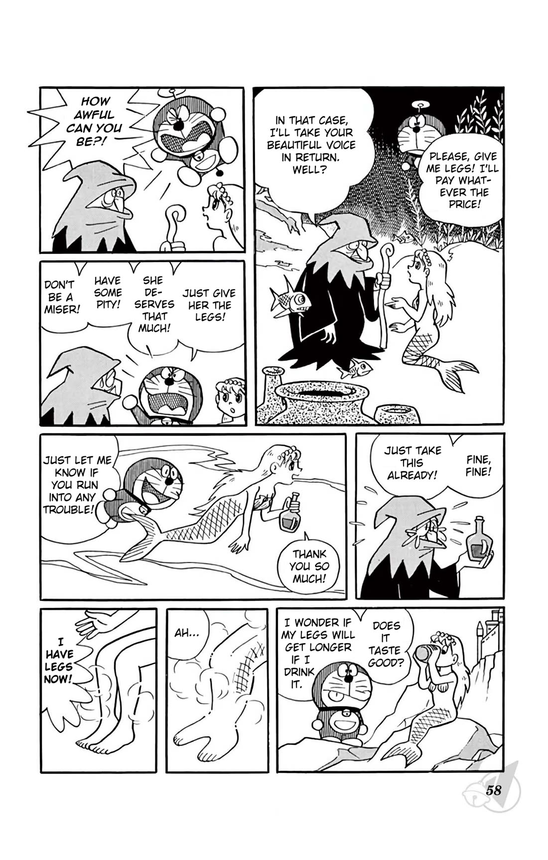 Doraemon Chapter 345 page 5 - Chapter 345: The Happy Little Mermaid