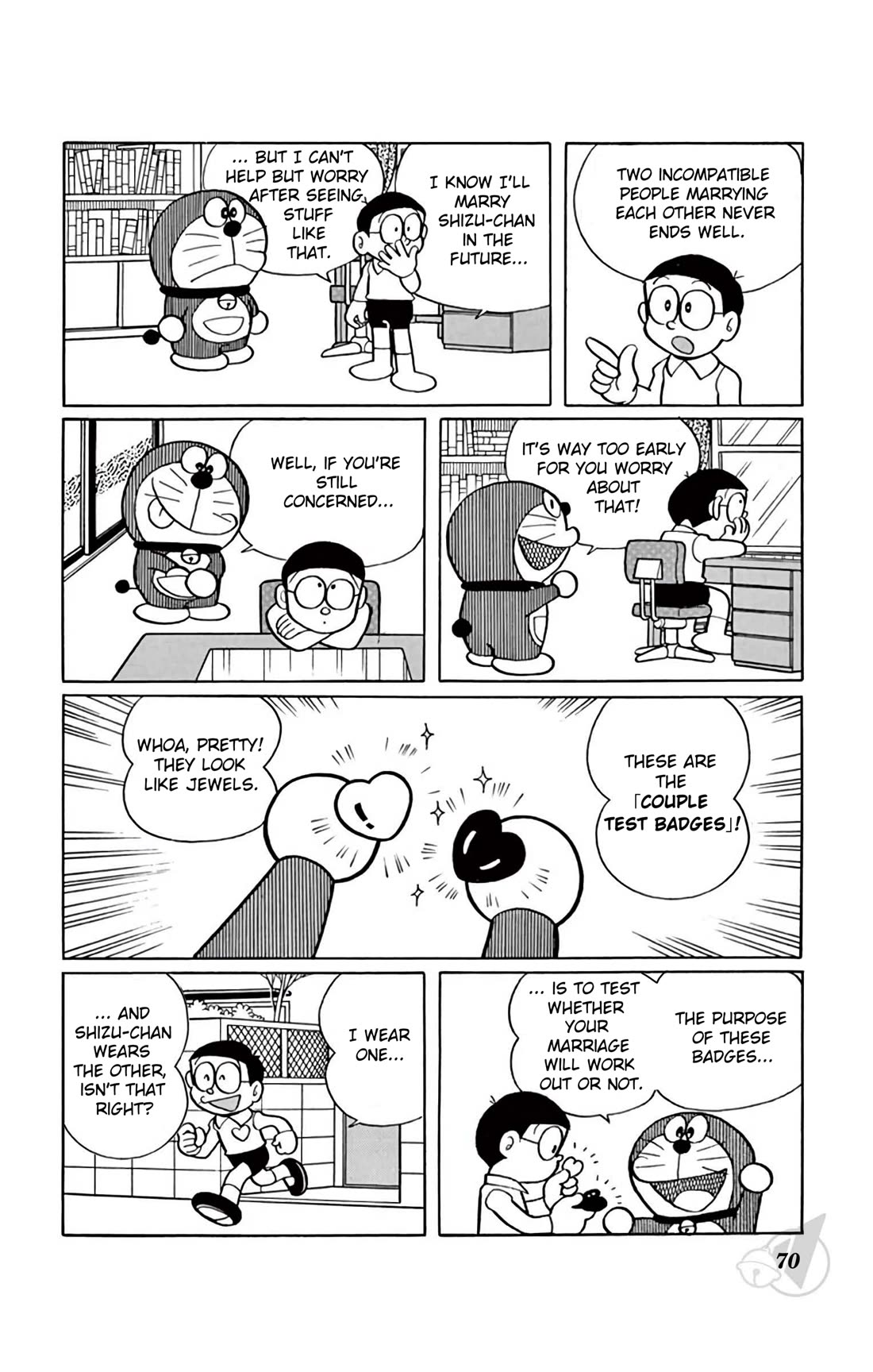 Doraemon Chapter 347 page 3 - Chapter 347: Couple Test Badges