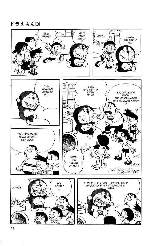 Doraemon Chapter 35 page 10 - Chapter 35 : Ayaushi!! Lion Mask