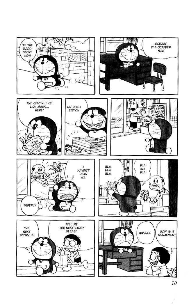 Doraemon Chapter 35 page 9 - Chapter 35 : Ayaushi!! Lion Mask