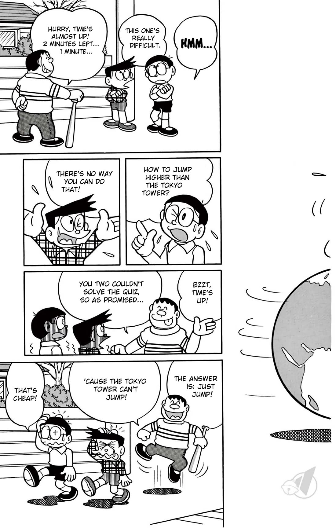 Doraemon Chapter 355 page 2 - Chapter 355: The Around-the-World Quiz