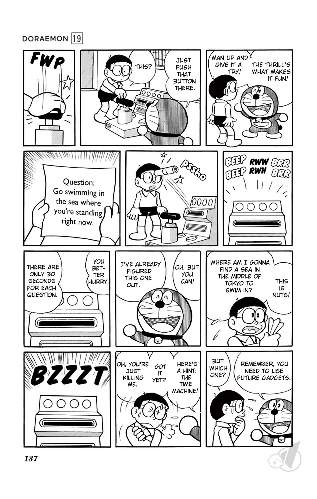 Doraemon Chapter 355 page 4 - Chapter 355: The Around-the-World Quiz