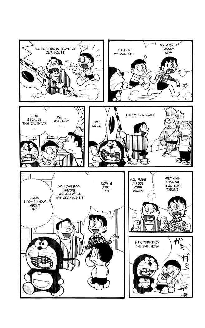 Doraemon Chapter 36 page 10 - Chapter 36 : Changeable Date Calender