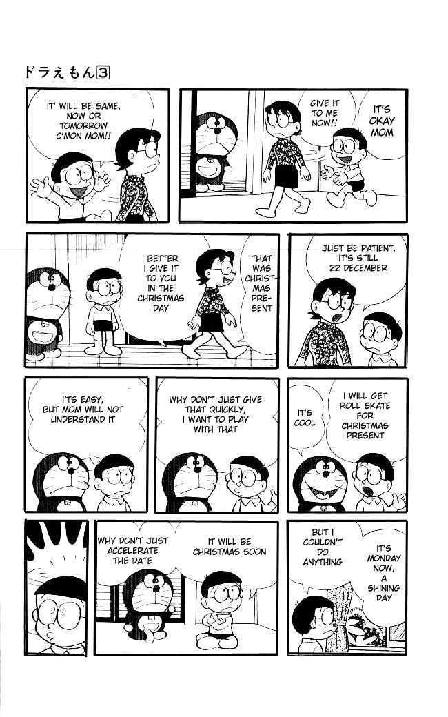 Doraemon Chapter 36 page 3 - Chapter 36 : Changeable Date Calender