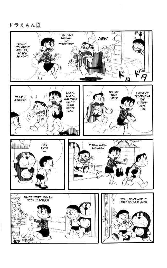 Doraemon Chapter 36 page 5 - Chapter 36 : Changeable Date Calender