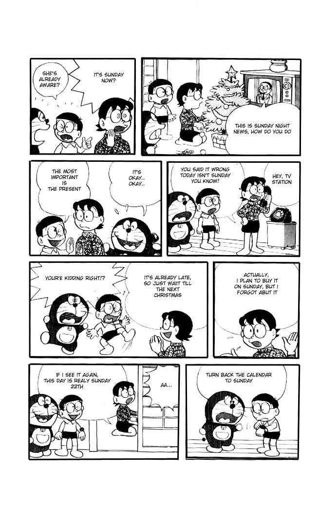 Doraemon Chapter 36 page 6 - Chapter 36 : Changeable Date Calender