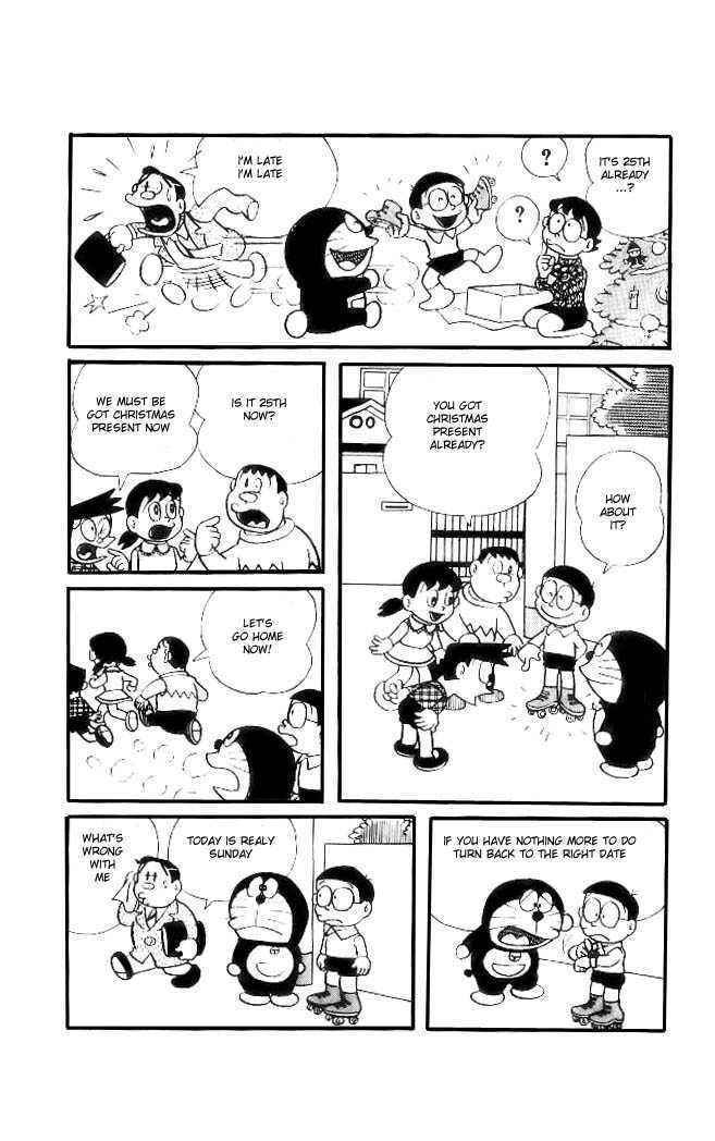 Doraemon Chapter 36 page 8 - Chapter 36 : Changeable Date Calender