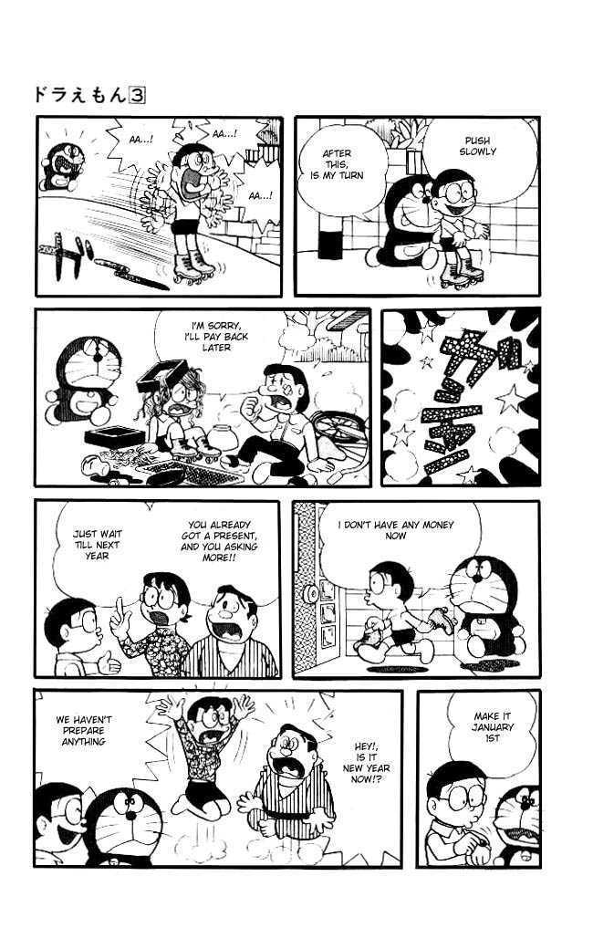 Doraemon Chapter 36 page 9 - Chapter 36 : Changeable Date Calender