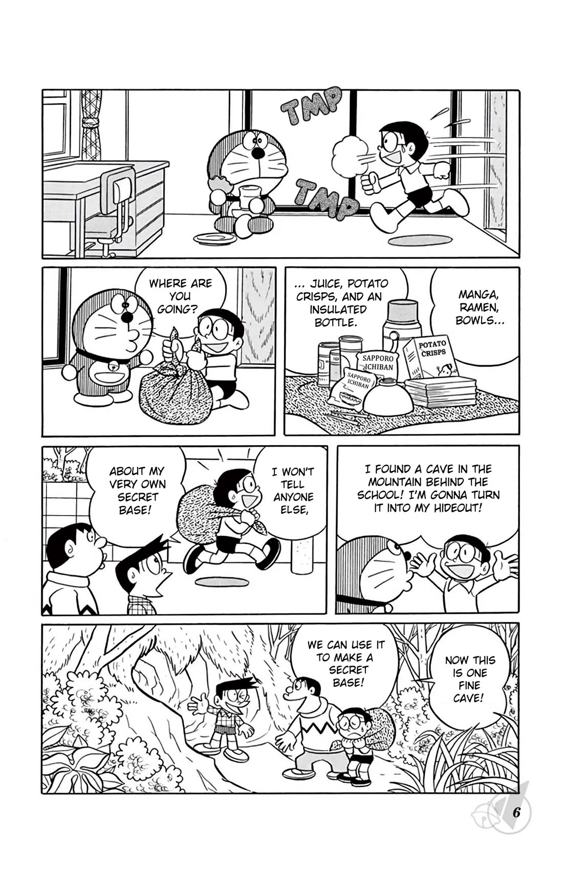 Doraemon Chapter 360 page 6 - Chapter 360: Secret Underground Base!