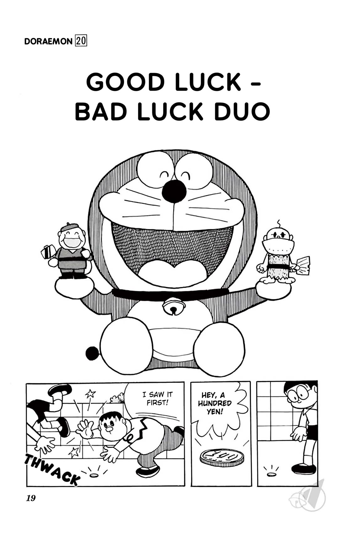 Doraemon Chapter 361 page 1 - Chapter 361: Good Luck - Bad Luck Duo