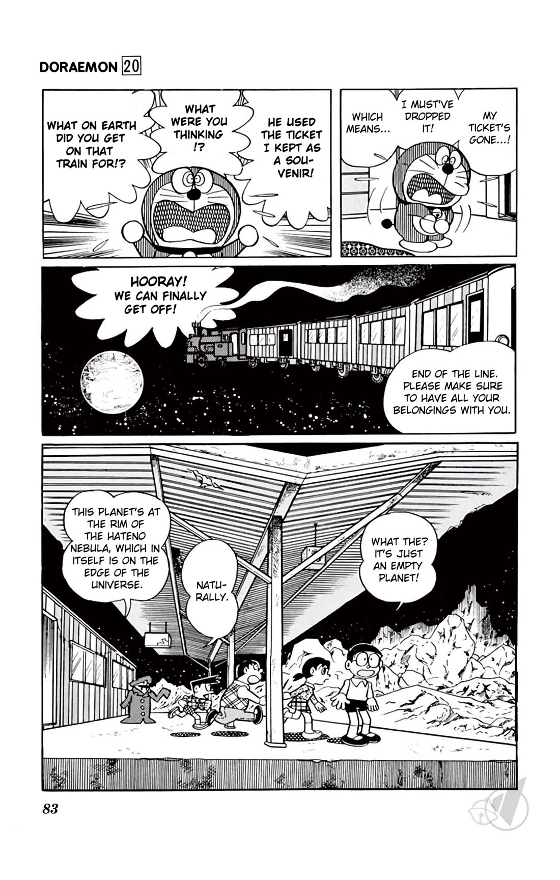 Doraemon Chapter 367 page 12 - Chapter 367: Night on the Milky Way Railroad