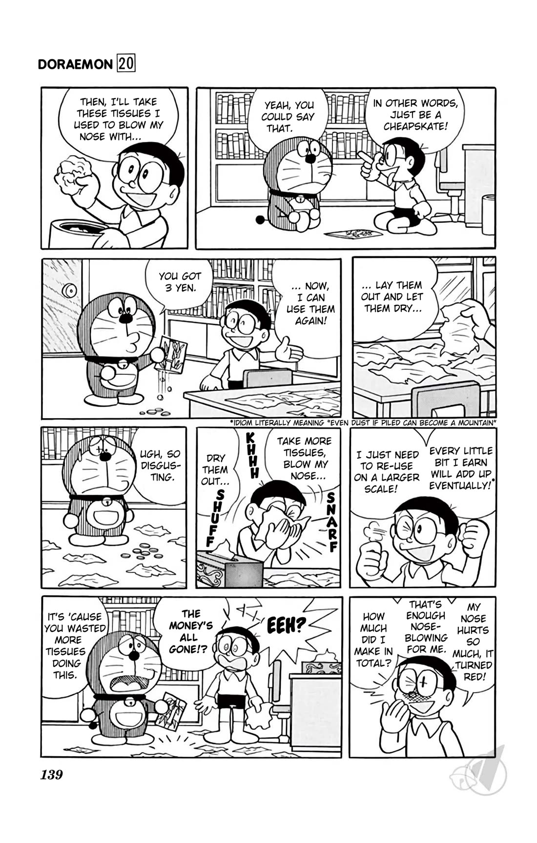 Doraemon Chapter 373 page 8 - Chapter 373: Lucky Money... Come Out Now!