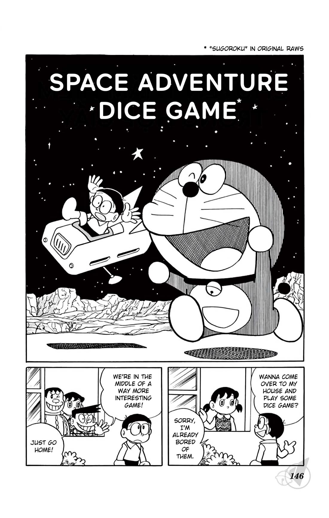 Doraemon Chapter 375 page 1 - Chapter 375: Space Adventure Dice Game