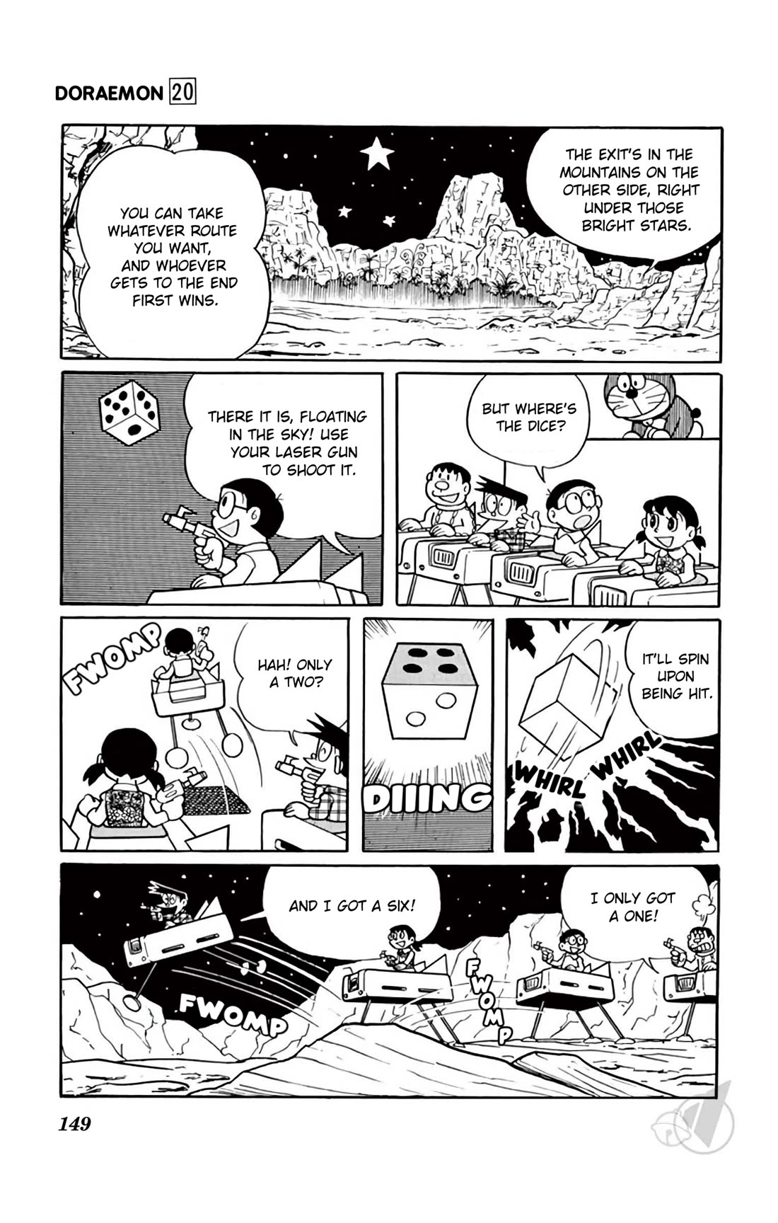 Doraemon Chapter 375 page 4 - Chapter 375: Space Adventure Dice Game