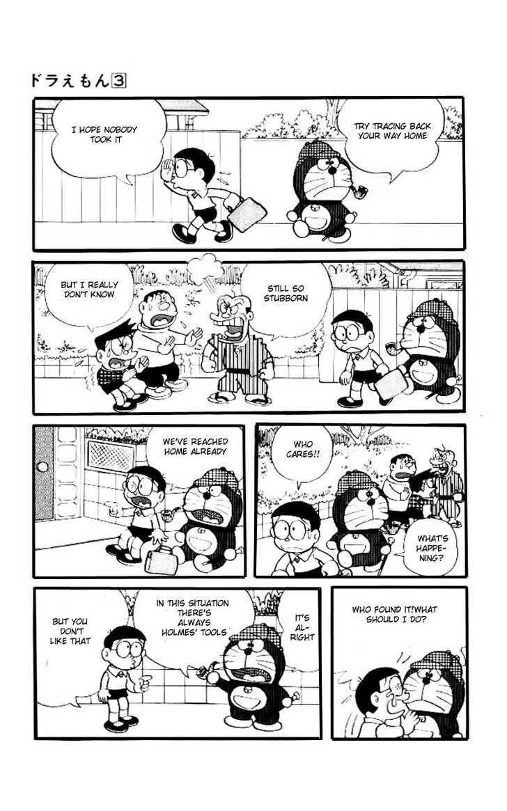 Doraemon Chapter 38 page 12 - Chapter 38 : Sherlock Holmes' Tools
