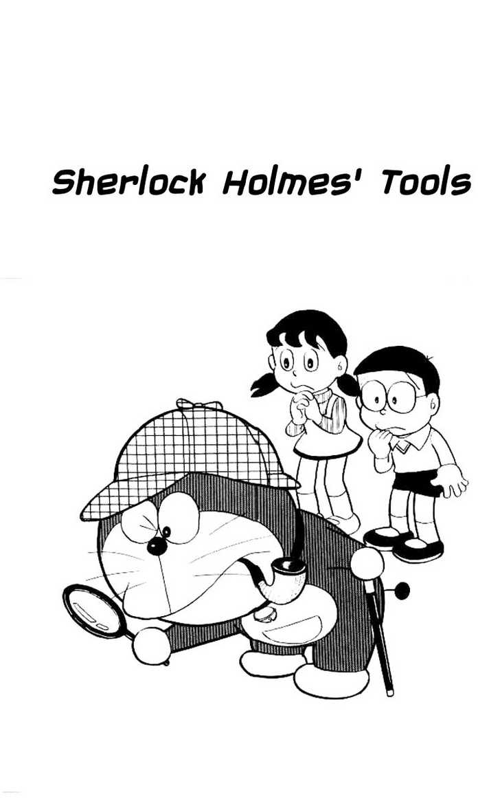 Doraemon Chapter 38 page 2 - Chapter 38 : Sherlock Holmes' Tools