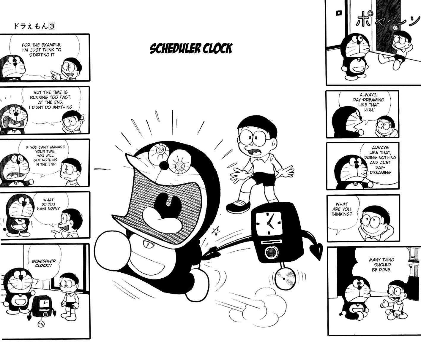 Doraemon Chapter 39 page 2 - Chapter 39 : Scheduler Clock