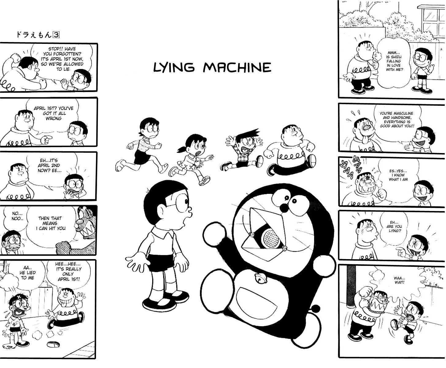 Doraemon Chapter 40 page 2 - Chapter 40 : Lying Machine