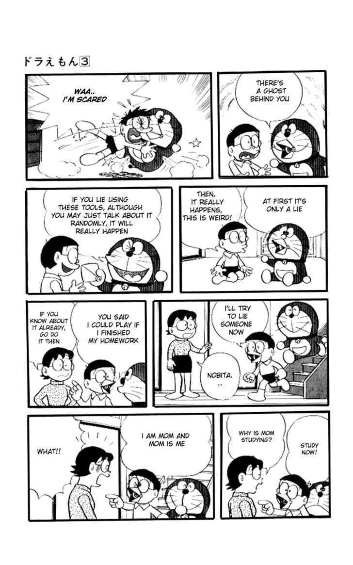 Doraemon Chapter 40 page 4 - Chapter 40 : Lying Machine