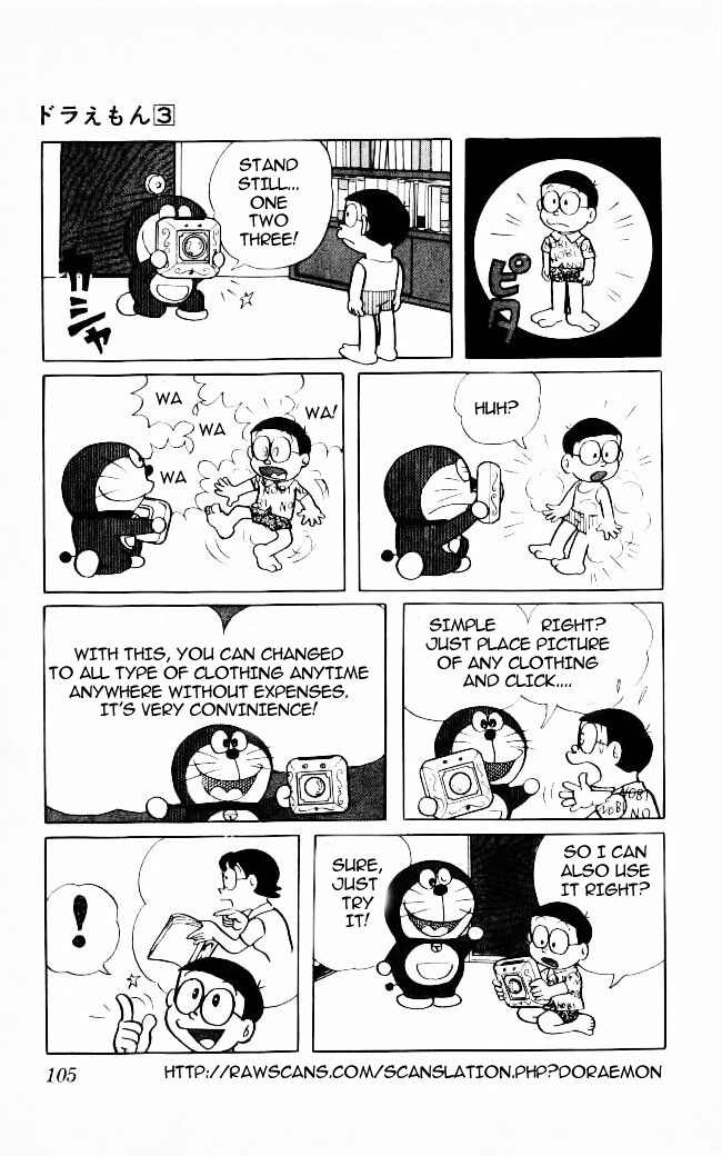 Doraemon Chapter 45 page 4 - Chapter 45 : Projection Camera
